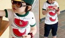 短袖t恤吃瓜,短袖T恤搭配吃瓜，轻松度夏新时尚