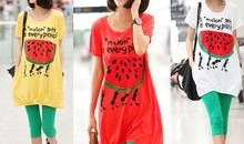 短袖t恤吃瓜,短袖T恤搭配吃瓜，轻松度夏新时尚