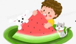 吃瓜小熊折腰图片,萌态尽显！